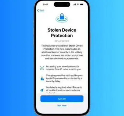 小店苹果授权维修店分享被盗设备保护功能开启方法 