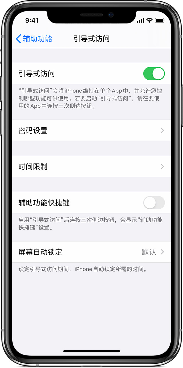 小店苹果手机维修分享如何在 iPhone 上退出引导式访问 