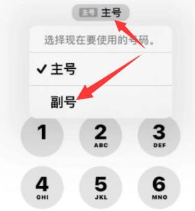 小店苹果14维修店分享iPhone 14 Pro Max使用副卡打电话的方法 