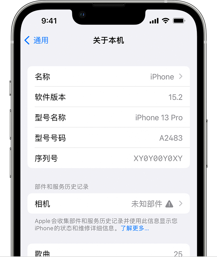 小店苹果维修分享iPhone 出现提示相机“未知部件”是什么原因？ 